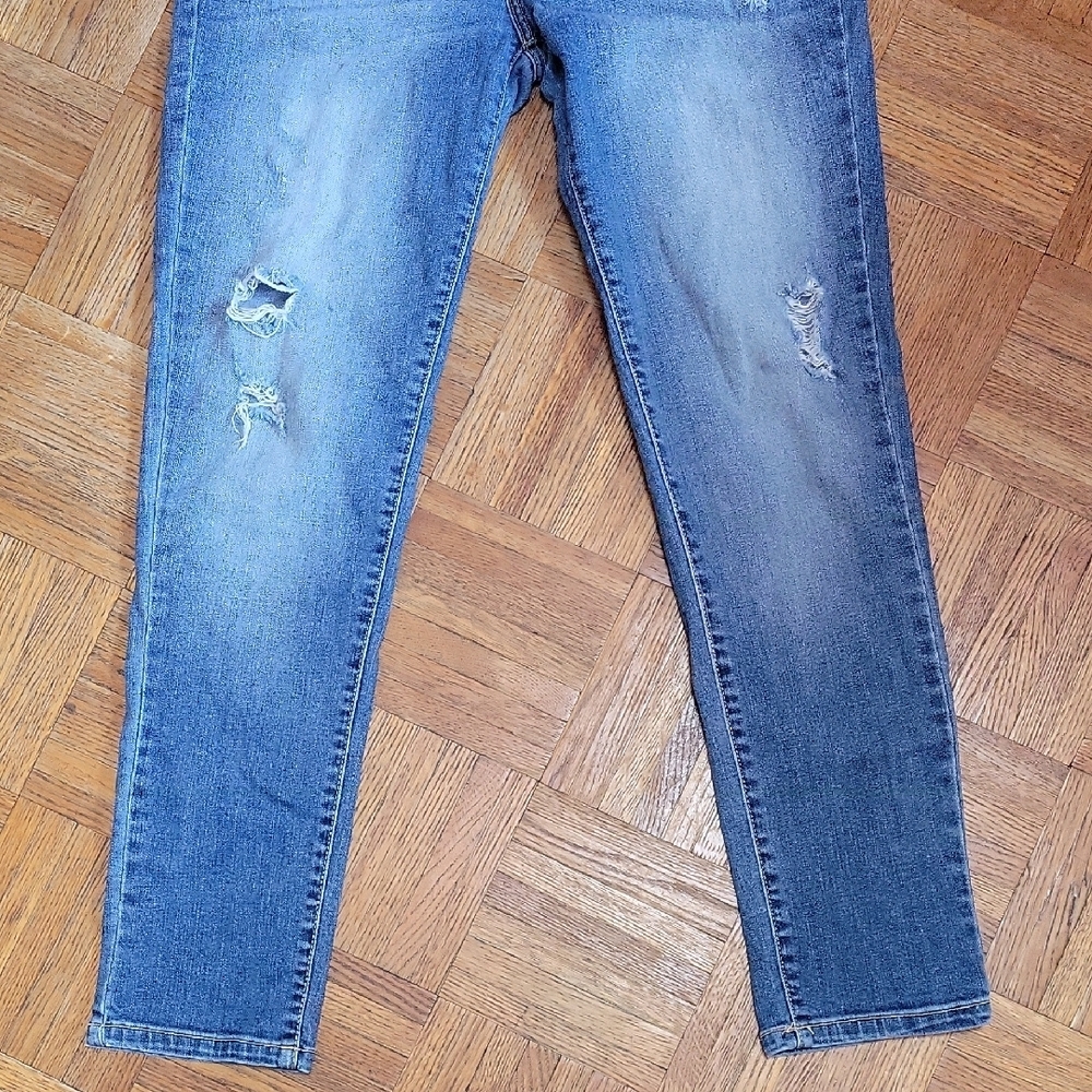 KanCan Mid Rise Skinny Denim Jeans Distressed Cotton Stretch Size 30 - Picture 8 of 11